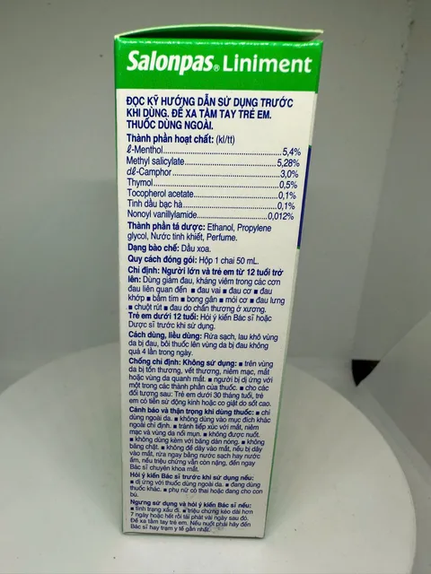 Salonpas liniment dạng lăn 50ml - Hisamitsu