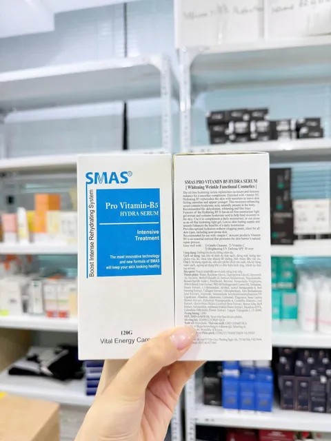 Th&agrave;nh phần của tinh chất Smas Pro Vitamin B5