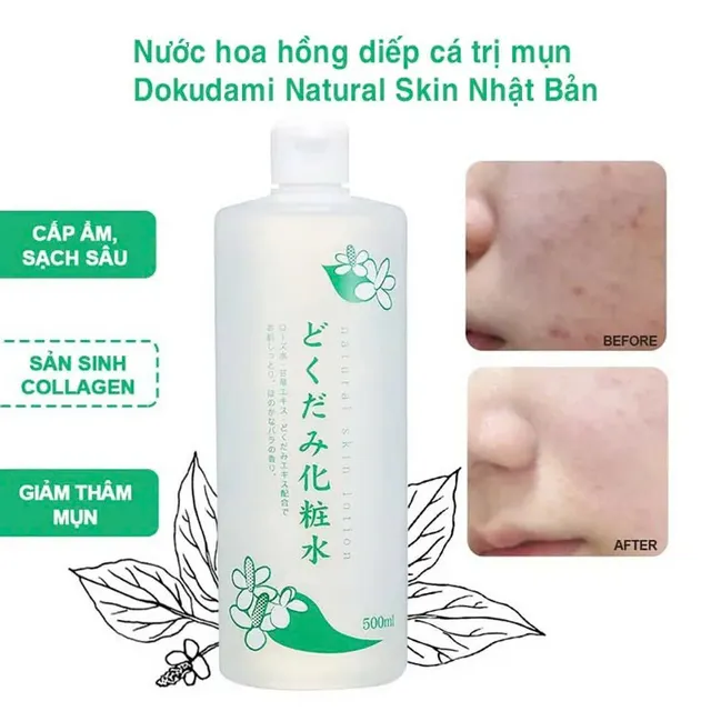 Nước hoa hồng diếp c&aacute; Dokudami