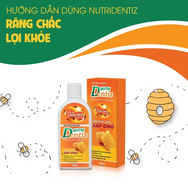 Hướng dẫn sử dụng Dung Dịch Nha Khoa NUTRIDENTIZ