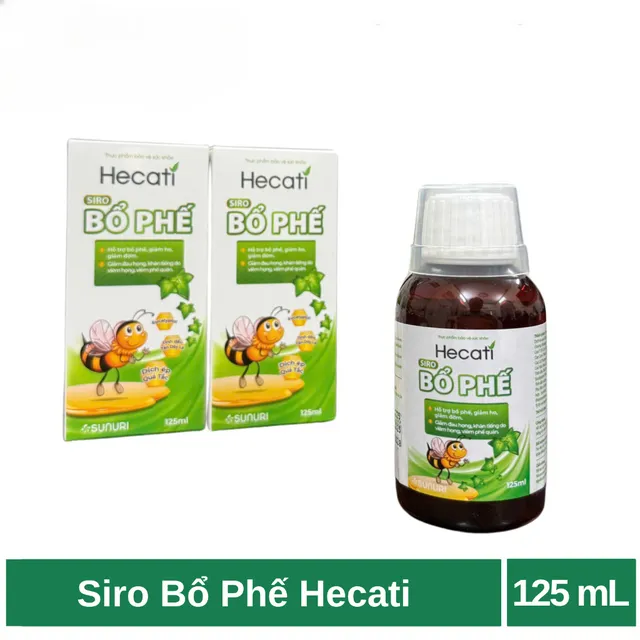 Th&agrave;nh phần Siro Bổ Phế Hecati