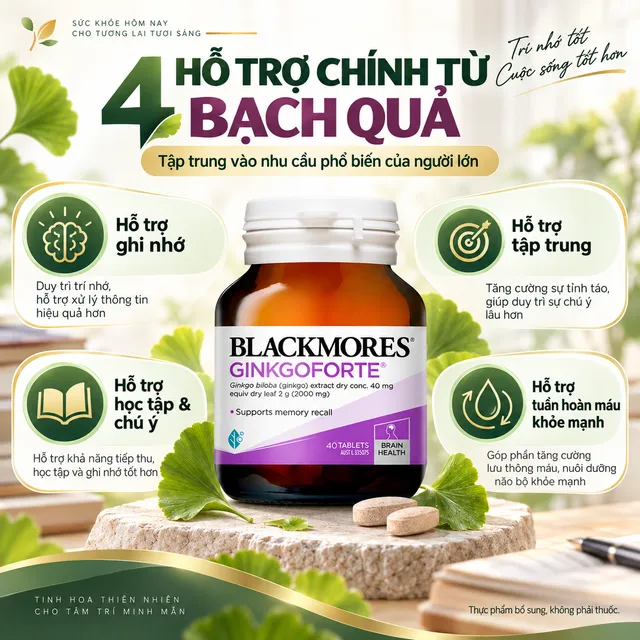 Blackmores Ginkgoforte 40 vi&ecirc;n