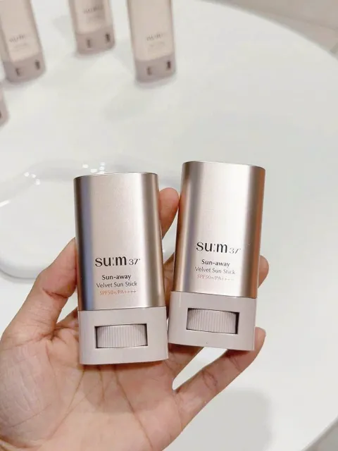Set chống nắng Su:m 37 Sun-away Velvet Sun Stick