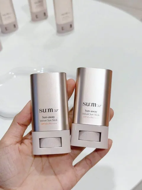 Set chống nắng Su:m 37 Sun-away Velvet Sun Stick