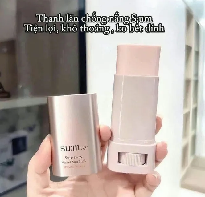 Set chống nắng Su:m 37 Sun-away Velvet Sun Stick