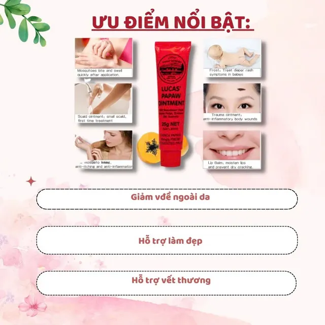 Kem Đu Đủ Lucas Papaw Ointment