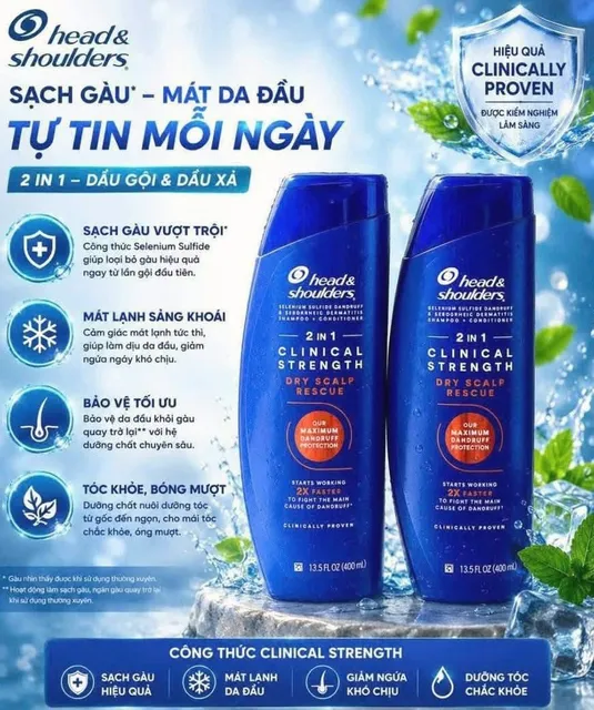 Dầu gội giải quyết gàu Head & Shoulders