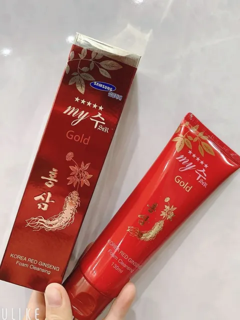 Đánh giá sản phẩm Sữa rửa mặt Hồng Sâm My Golden Korea Red Ginseng 130g