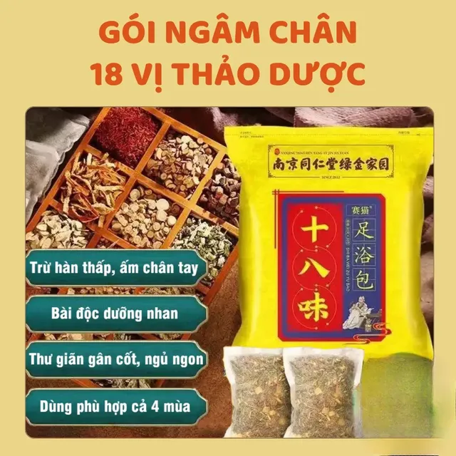 Ng&acirc;m ch&acirc;n 18 vị sản phẩm thảm thực