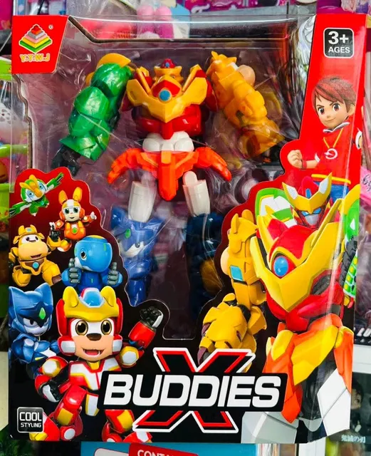 Đồ Chơi Lắp R&aacute;p Robot X-BUDDIES 6in1