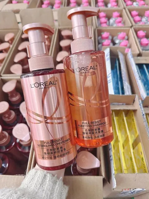 Cặp dầu gội + xả L'Oreal Giảm Gãy Rụng Tóc