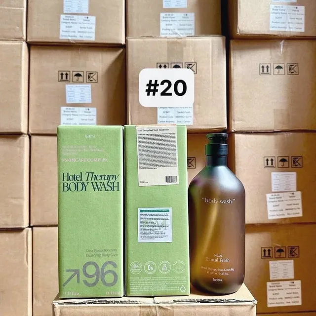 Gel tắm hetras hotel therapy #no. 20 santal Fresh 1013ml