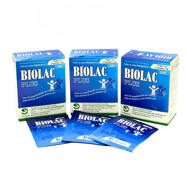 Th&agrave;nh phần Cốm Vi Sinh BIOLAC PLUS