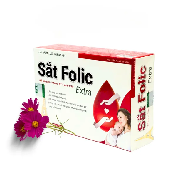 Vi&ecirc;n Sắt Folic Extra