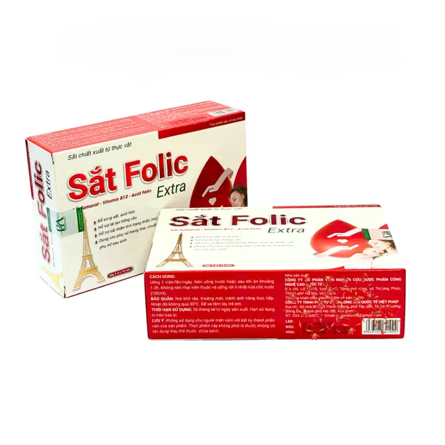 Vi&ecirc;n Sắt Folic Extra