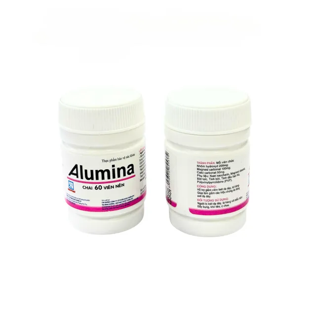 Vi&ecirc;n Nhai Alumina Hỗ Trợ Dạ D&agrave;y Giảm Axit