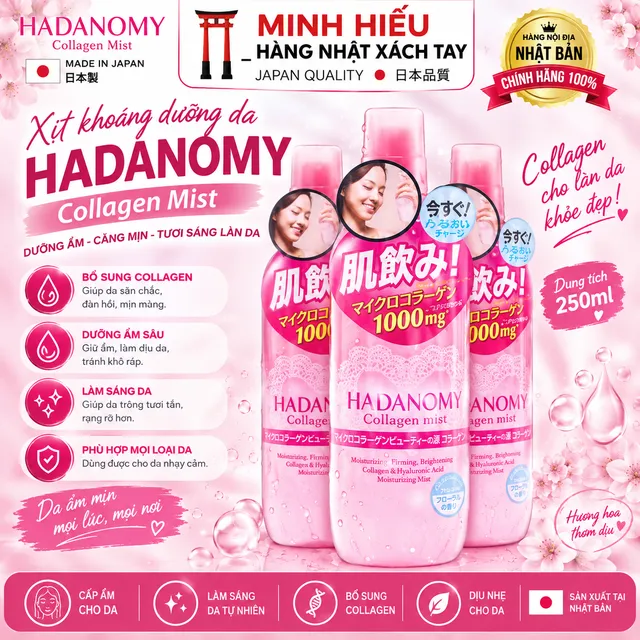 Sản phẩm Hadanomy Collagen Mist