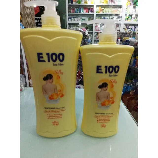 Sữa tắm E100 V&agrave;ng Silky