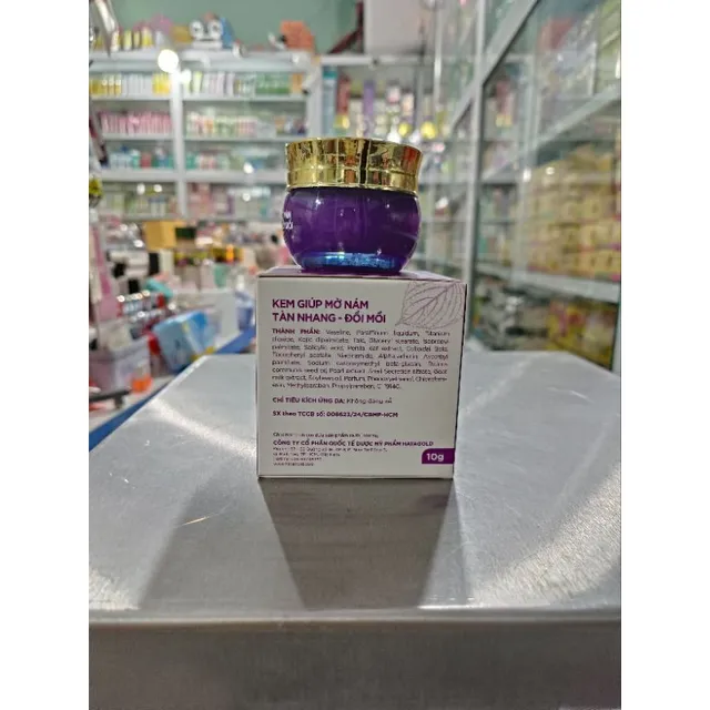 Kem gi&uacute;p mờ n&aacute;m t&agrave;n nhang đồi mồi t&iacute;a t&ocirc; havigold 10g