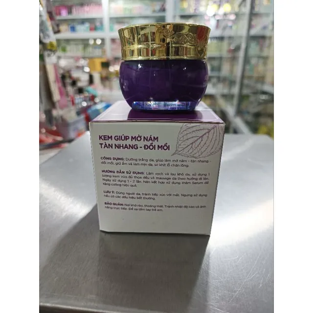 Kem gi&uacute;p mờ n&aacute;m t&agrave;n nhang đồi mồi t&iacute;a t&ocirc; havigold 10g