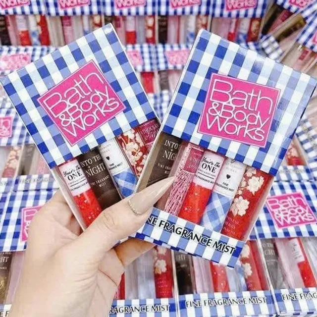 Set 5 Chai Xịt Toàn Thân Bath & Body Works