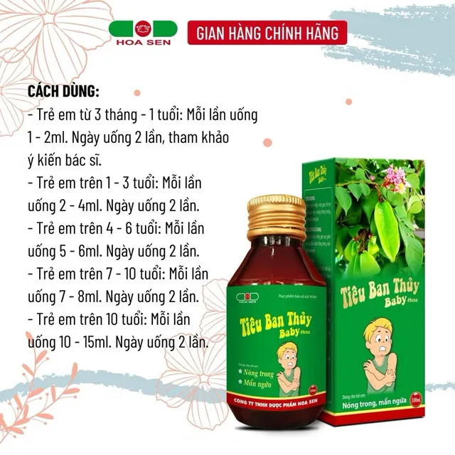 Siro cho trẻ em