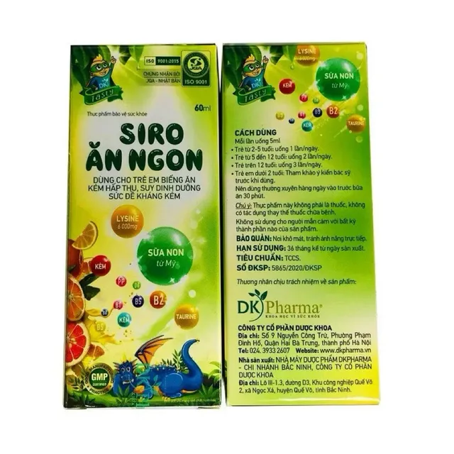Siro Ăn Ngon 60ml