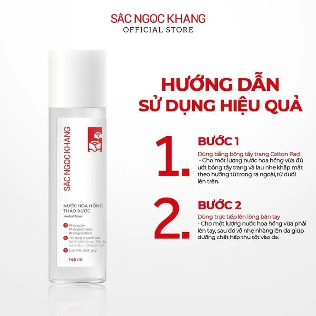 Đ&oacute;ng g&oacute;i sản phẩm Nước Hoa Hồng Sắc Ngọc Khang