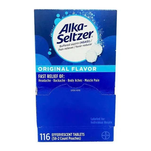 Alka-Seltzer vi&ecirc;n sủi hương vị nguy&ecirc;n bản