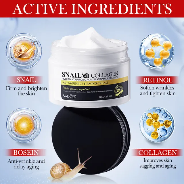 Kem Dưỡng Trắng Ốc S&ecirc;n 120g Collagen Snail Cream