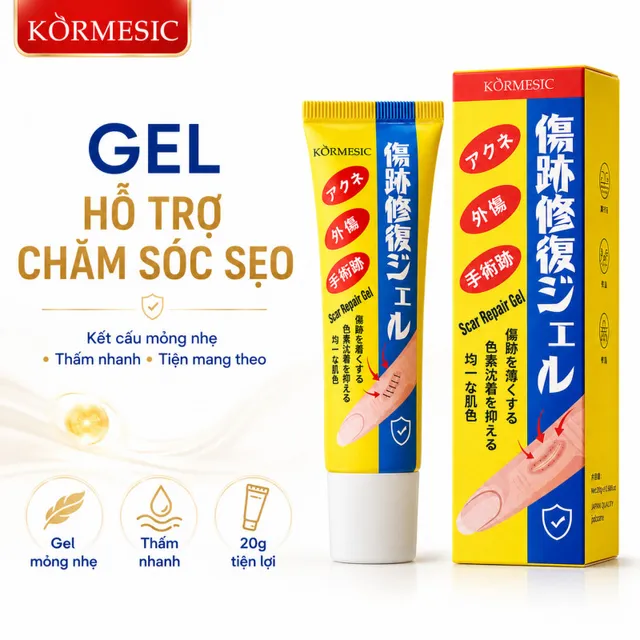 Kem x&oacute;a sẹo KORMESIC