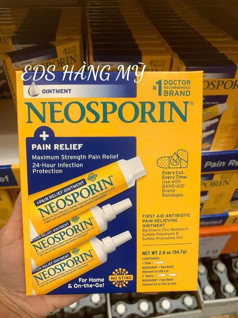 Kem mỡ Neosporin set 3 tu&yacute;t
