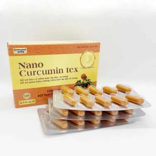 Vi&ecirc;n Nghệ Nano Curcumin Tex Tam Thất Xạ Đen