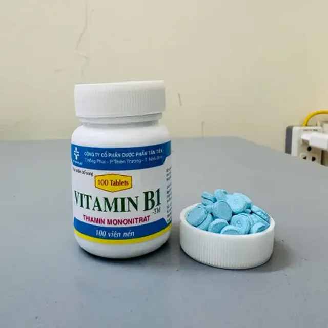 Vitamin B1 100 vi&ecirc;n chi tiết