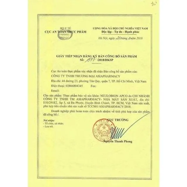Vi&ecirc;n Uống Neulobion APCO