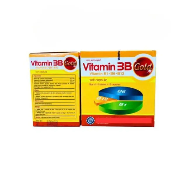 Th&agrave;nh phần Vi&ecirc;n Uống Vitamin 3B Gold PV