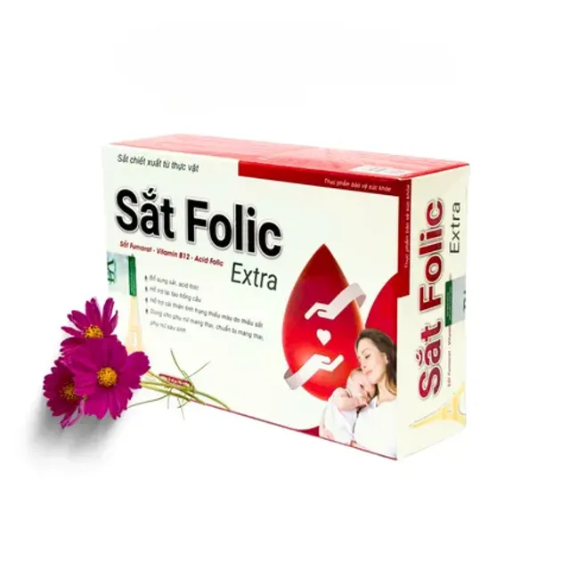Vi&ecirc;n Sắt Folic Extra