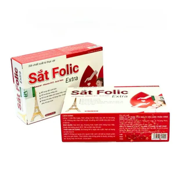 Vi&ecirc;n Sắt Folic Extra