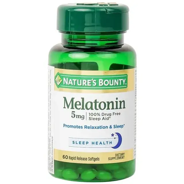Vi&ecirc;n uống Melatoninn Nature's Bounty
