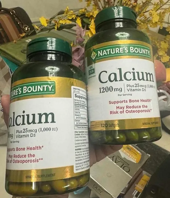 Vi&ecirc;n uống bổ sung Canxi Calcium Nature's Bounty