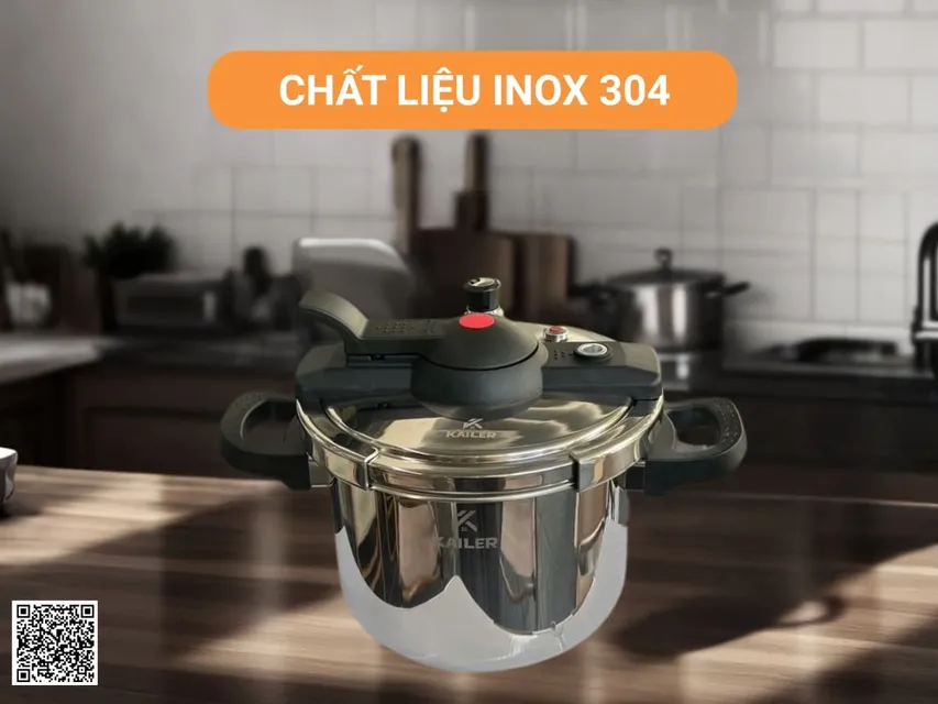 Nồi &aacute;p suất Kailer KL-AS24 với dung t&iacute;ch lớn