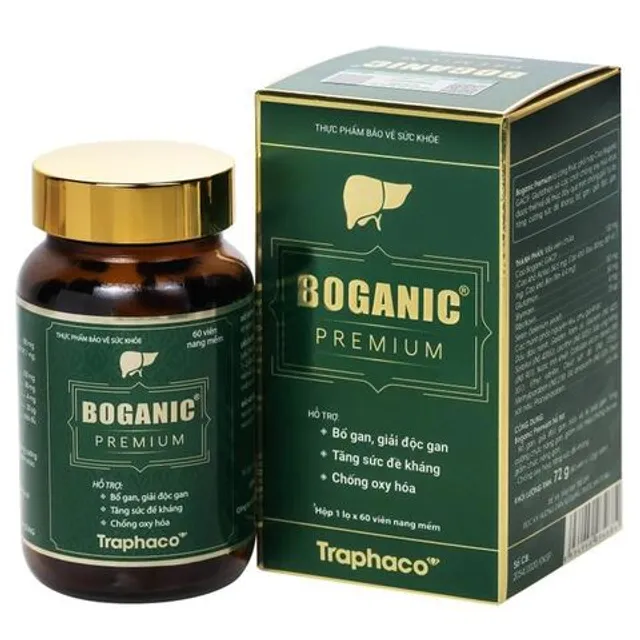 Vi&ecirc;n uống hỗ trợ bổ gan Boganic Premium Traphaco