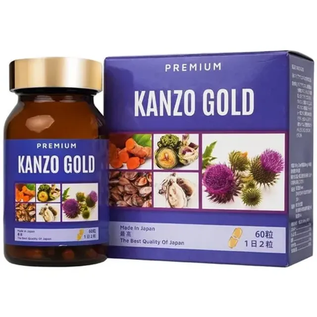 Vi&ecirc;n uống bổ gan Kanzo Gold