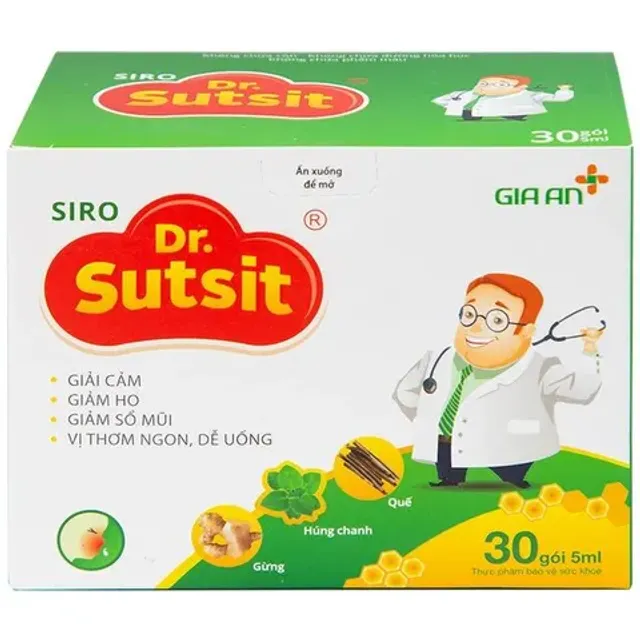 Siro hỗ trợ giải cảm Dr.Sutsit Gia An