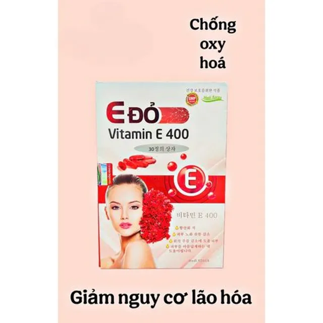 Vi&ecirc;n Vitamin E Đỏ 400