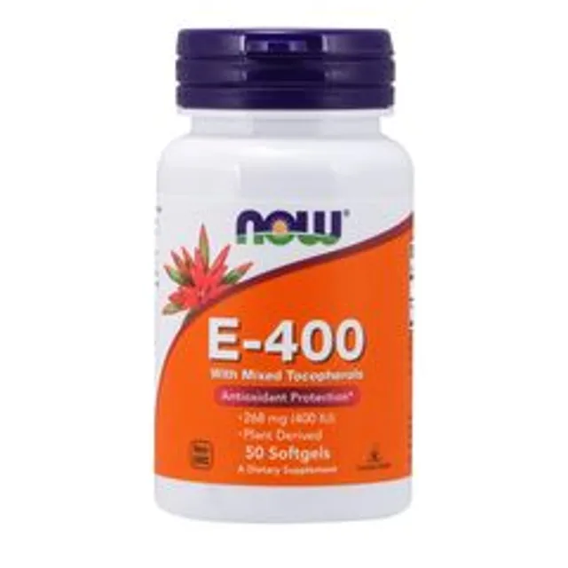 Vi&ecirc;n Uống Bổ Sung Vitamin E-400 Now Foods