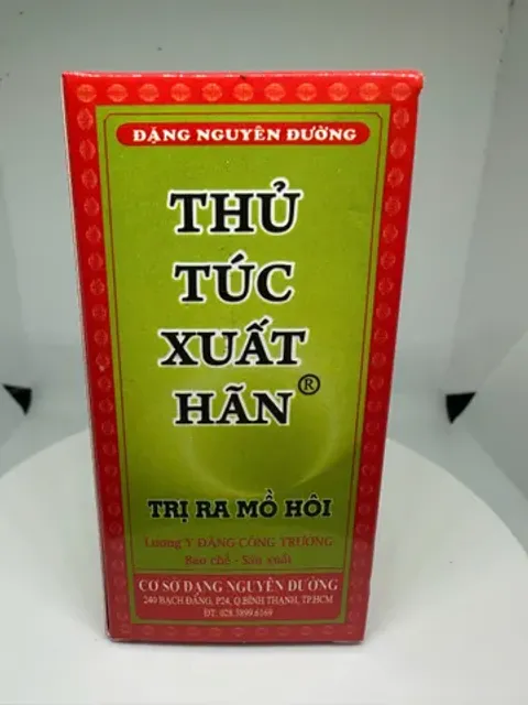 Thủ t&uacute;c xuất h&atilde;n triị ra mồ h&ocirc;i
