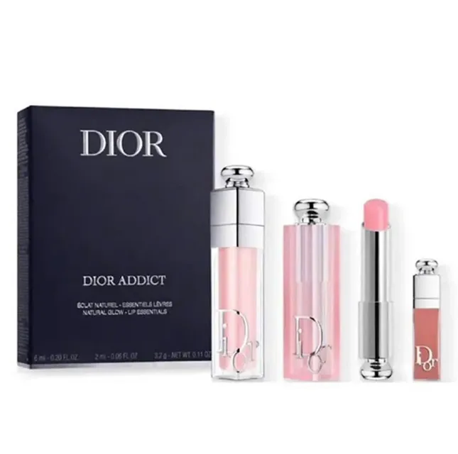 Set Son Dưỡng D Addict Natural Glow Lip Essentials