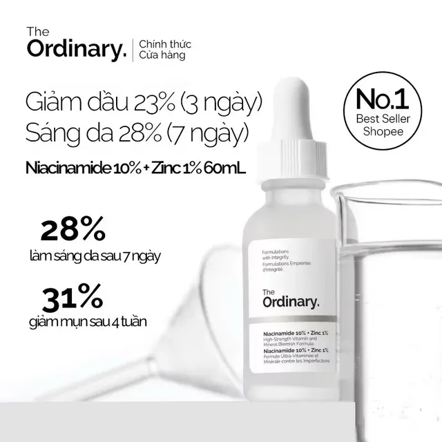 Serum The Ordinary Niacinamide 10% + Zinc 1%
