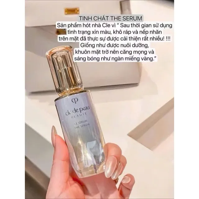 Tinh Chất Dưỡng Ẩm Trắng Da Cl&eacute; De Le Serum